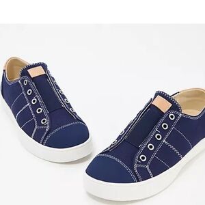 Spenco Orthotic Canvas Slip-On Shoes Malibu size 8